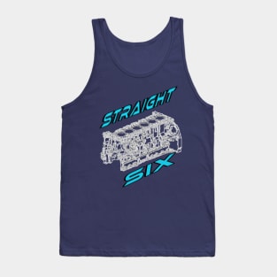 Engine Block Straight 6 (Blue 2) Tank Top